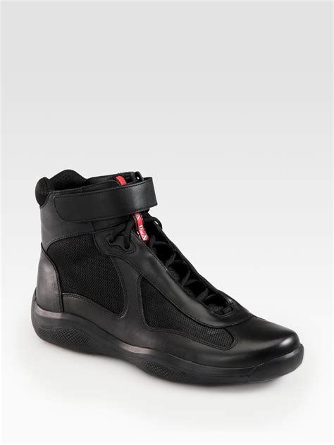 prada men's sneakers high top